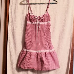 Red Gingham Dress
